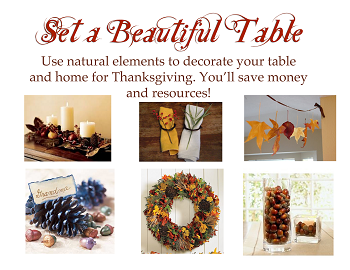 Set a Beautiful Table