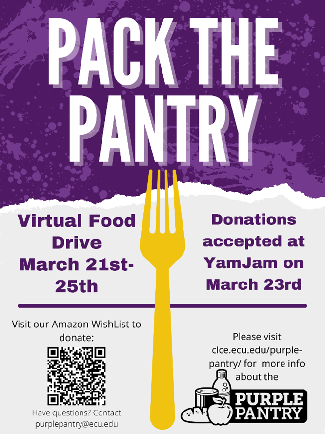 Pack the Pantry - Virtual Food Drive: March 21-25