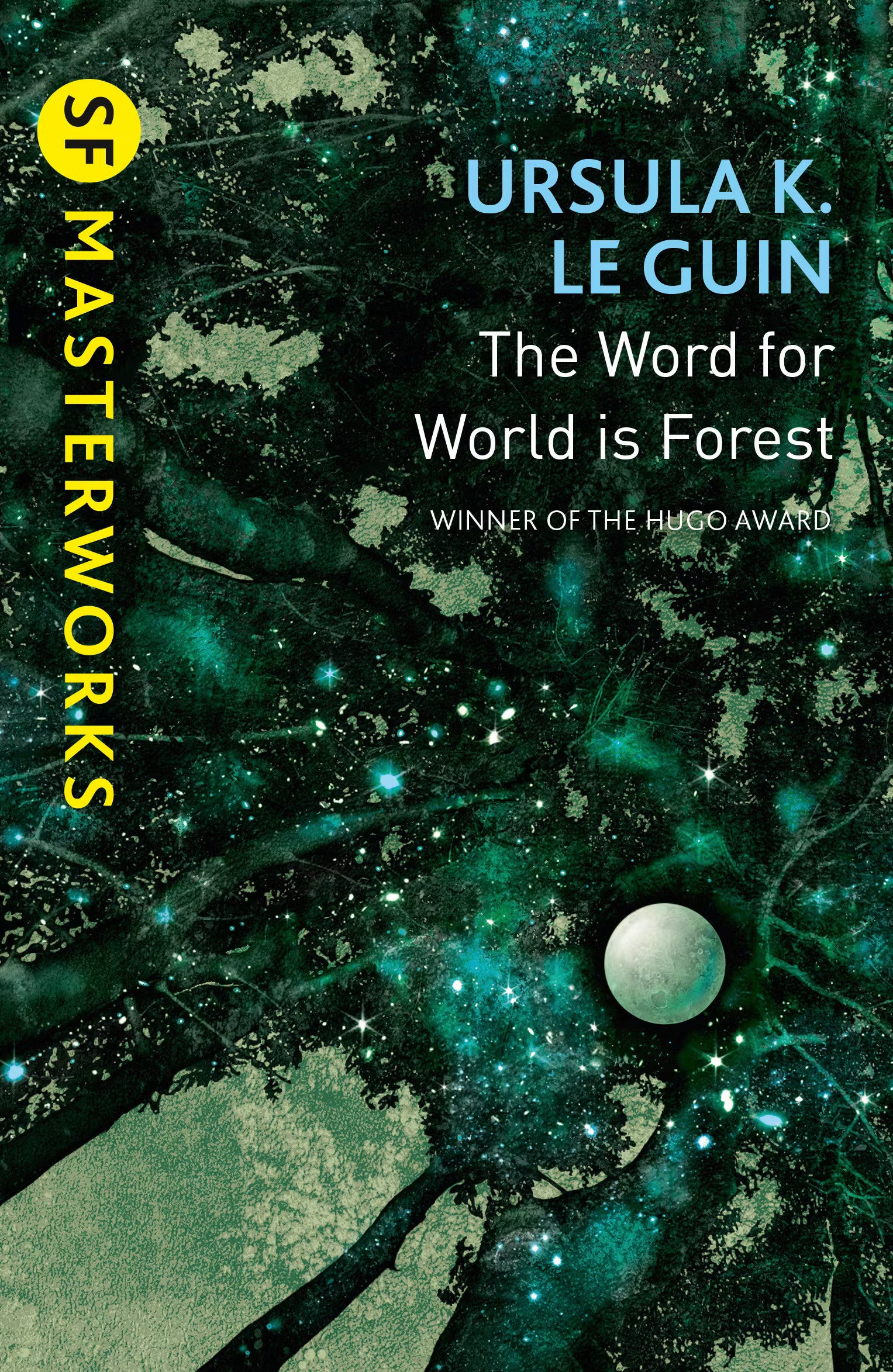 Book cover for The Word for World is Forest by Ursula K Le Guin