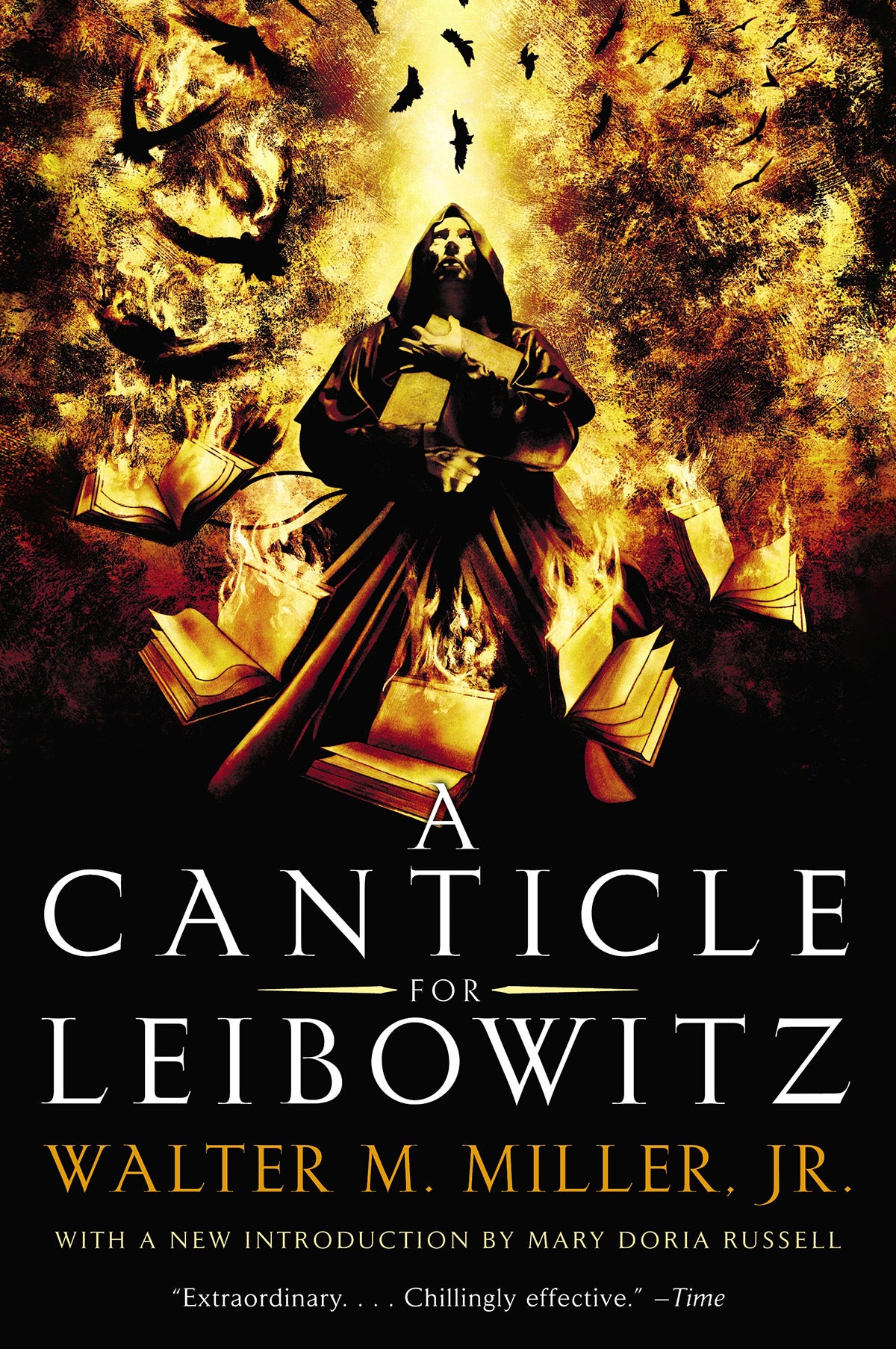 A cover photo for the book "A Canticle for Leibowitz"