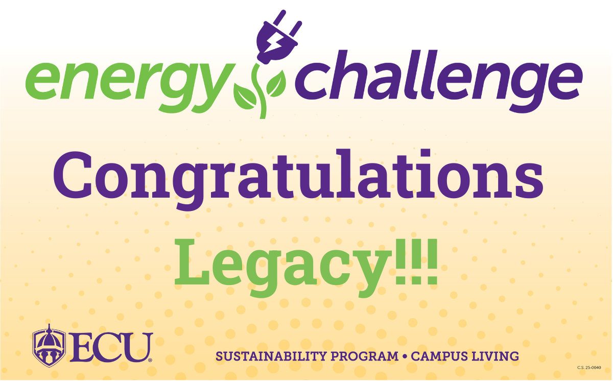 Energy Challenge
Congratulations Legacy!!!