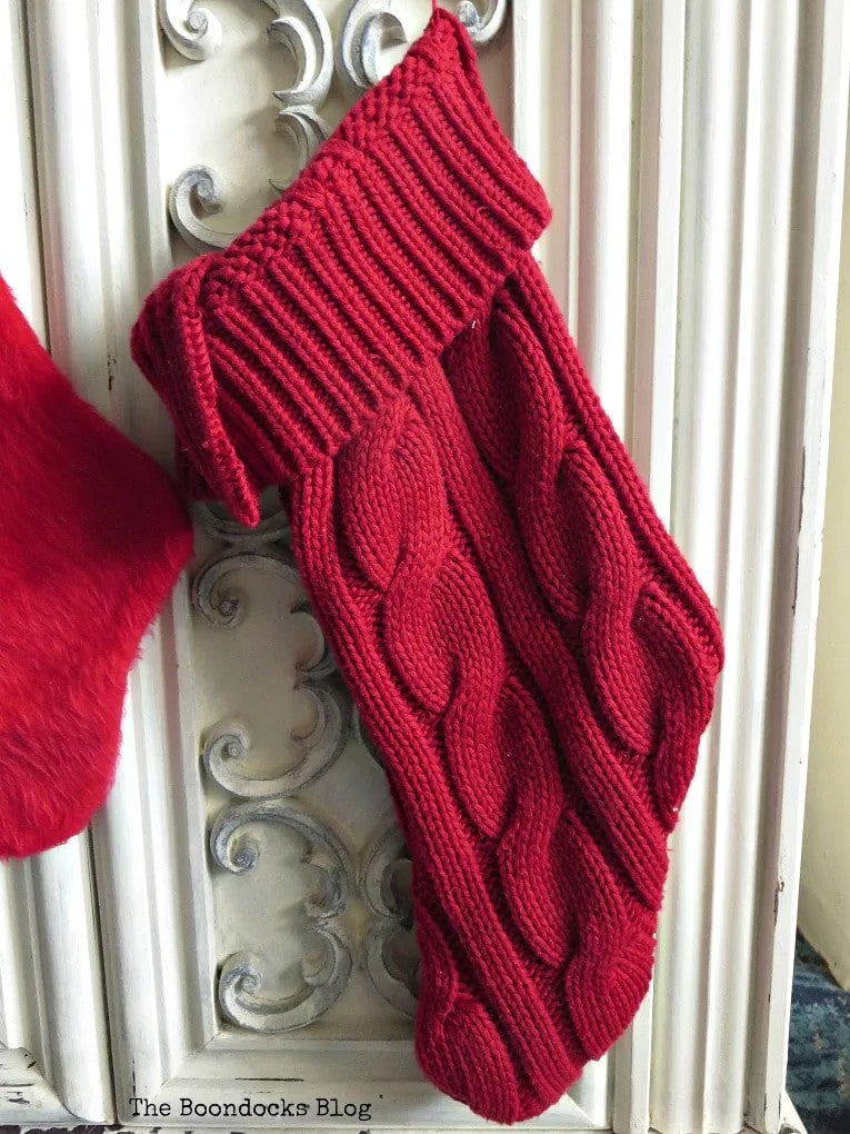 link to upcycling sweaters into stockings DIY project page