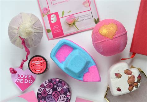 An assortment of Valentine's themed bath bombs